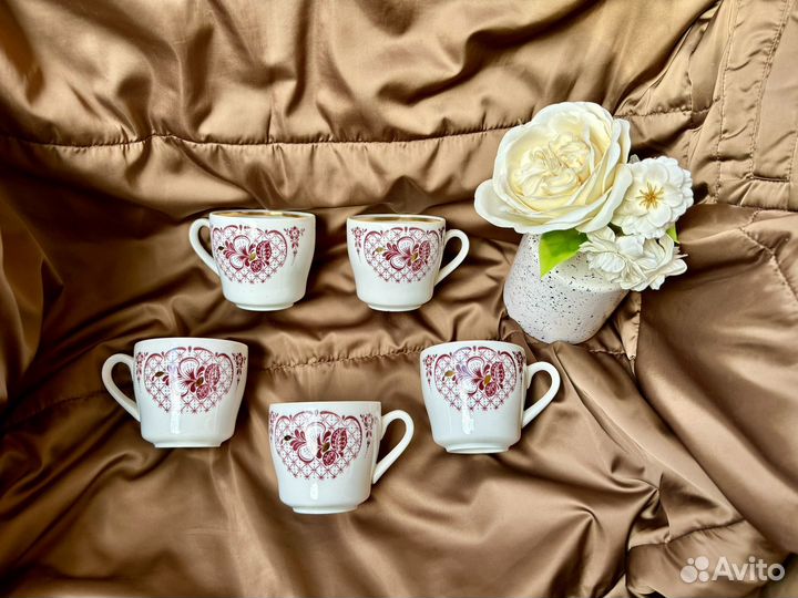 Кофейный набор фарфор СССР