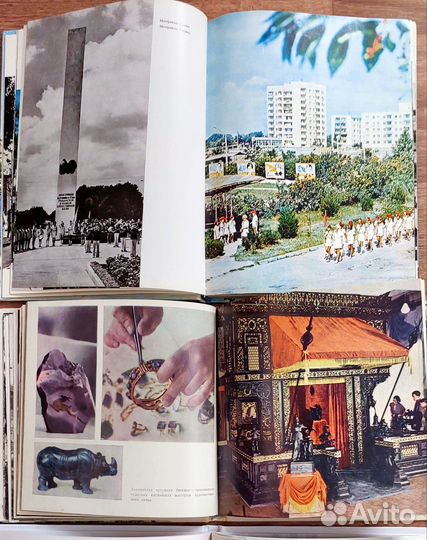 Комплект книг-фотоальбомов городов СССР (4 шт)