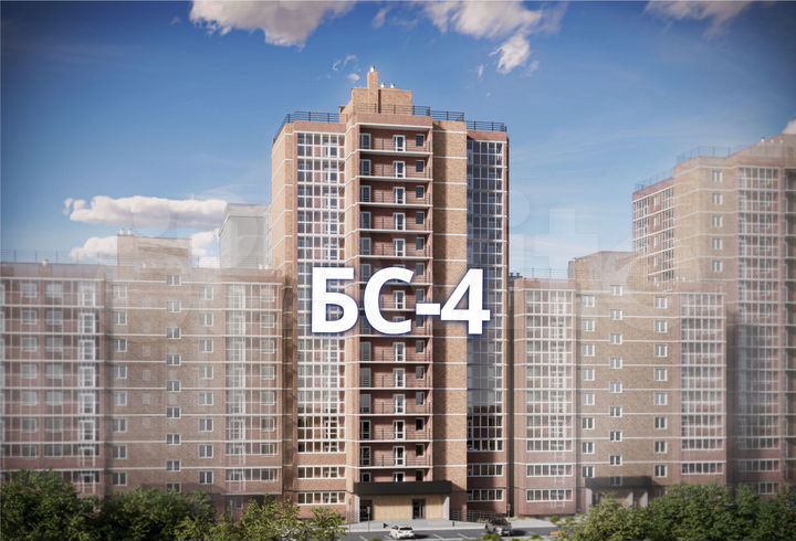 1-к. квартира, 46,4 м², 9/15 эт.
