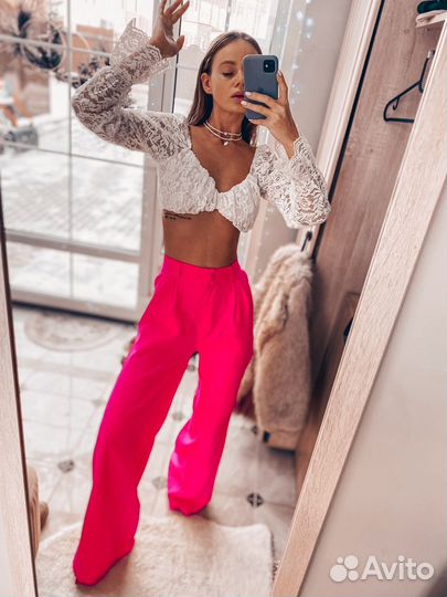 Брюки палаццо