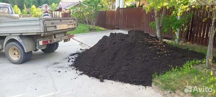 Перегной чернозем навоз грунт земля щебень дрова