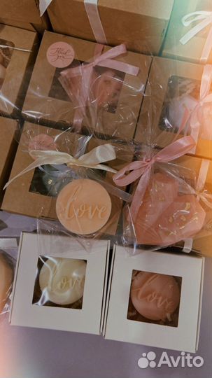 Мыло на свадьбу (бомбоньерка)