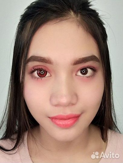 Линзы красные