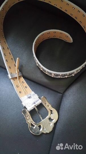 Женский кожаный пояс