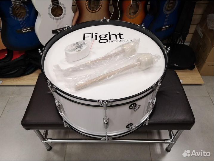 Барабан маршевый бас flight FMB-2210WH