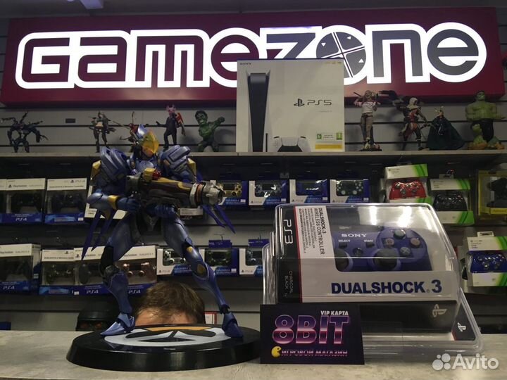 New Джойстик PS3 Blue