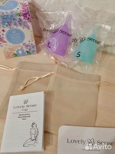 Менструальная чаша набор Sport S/L 2 шт