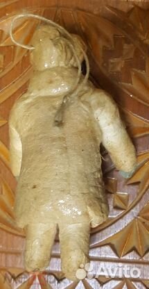 Елочный украшения игрушки из ваты и картона