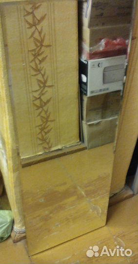 Зеркало 45 см X 100 cм края обработаны