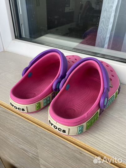 Crocs для девочки розовые