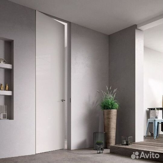 Скрытые межкомнатные двери под отделку