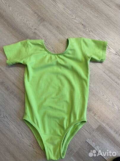 Купальник 110 и 116 зелёный х/б