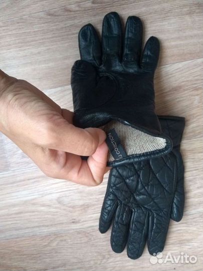 Перчатки женские TJ Collection кожа натуральная