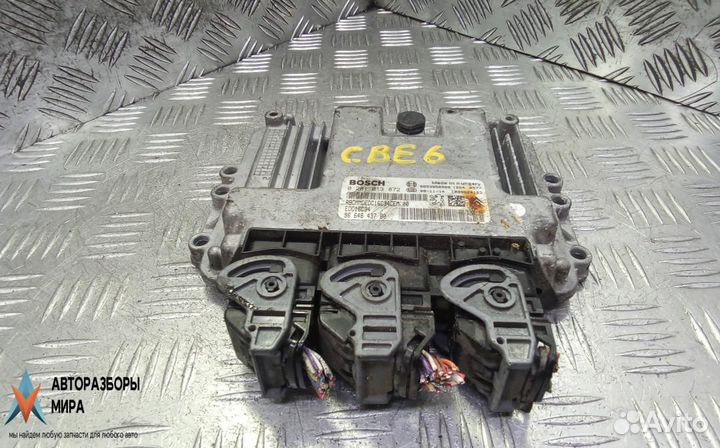 Блок управления двигателем Peugeot 308 T7 2008