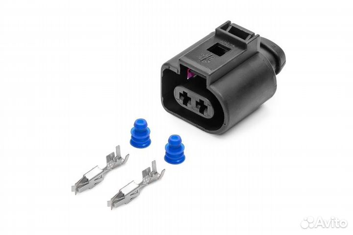 Разъем 1j0973722 (2pin) 2 контакта системы освещен