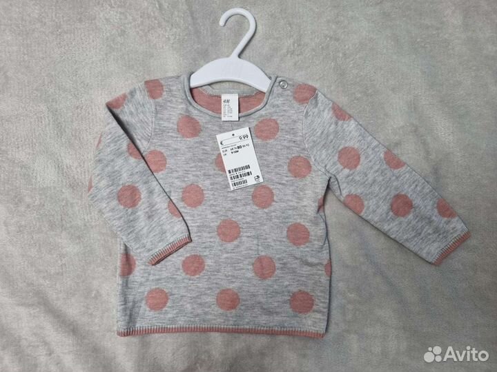 Джемпер H&M 68 80