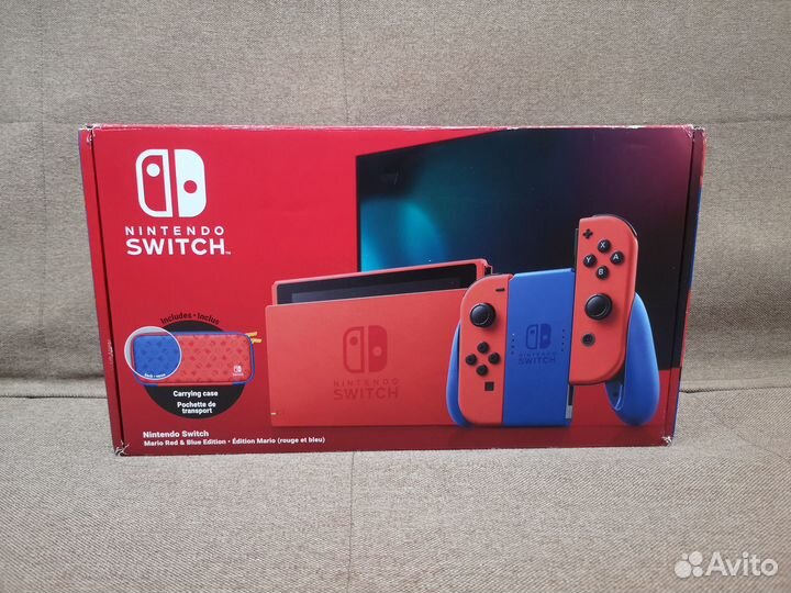 Nintendo Switch V2 (чипованая) Mario Edition