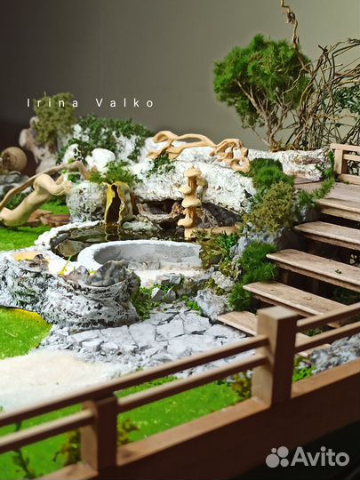 Миниатюра 1:12 japan сад