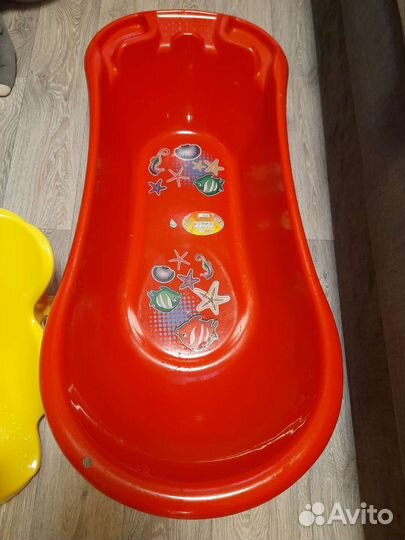 Ванночка, горка и стульчик для купания
