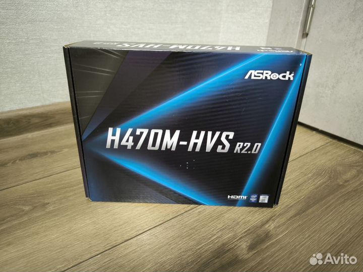 Новая материнская плата Asrock H470M-HVS R2.0