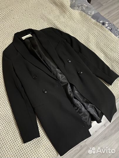 Платье пиджак черное