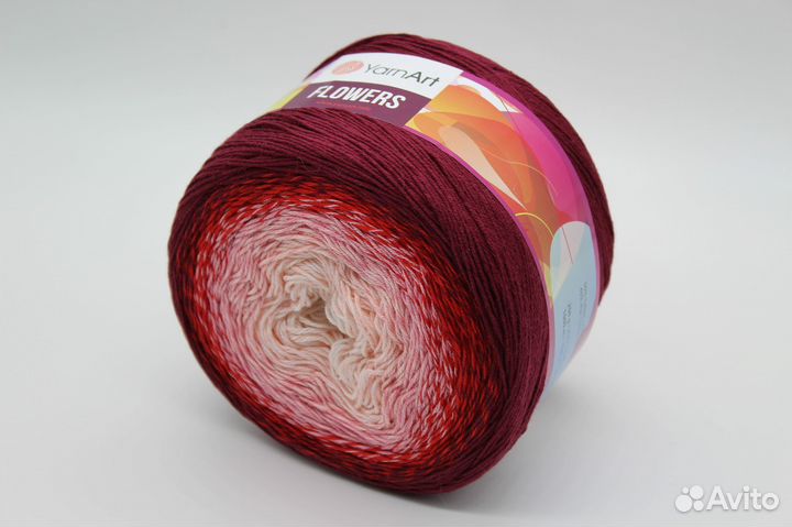 Пряжа YarnArt Flowers 3 вида