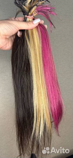 Волосы для наращивания бу