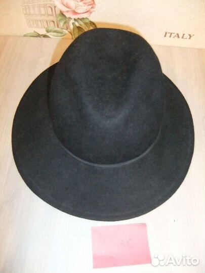 Шляпа женская фетровая