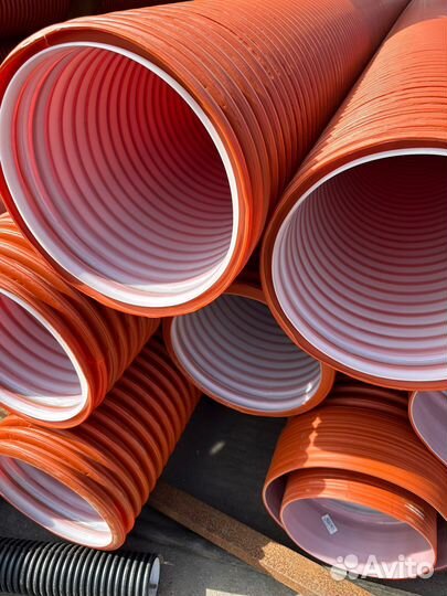 Дренажная труба в канаву на въезд 315