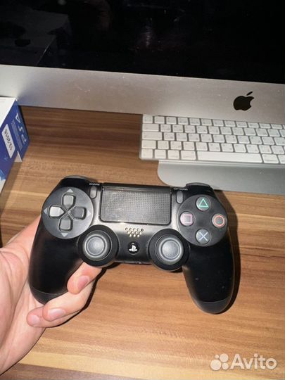 Оригинал PS4 sony dualshock 4 v2 черный с коробкой