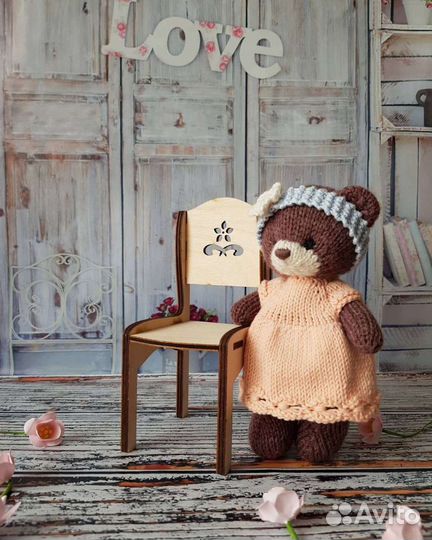 Мишутка вязаный