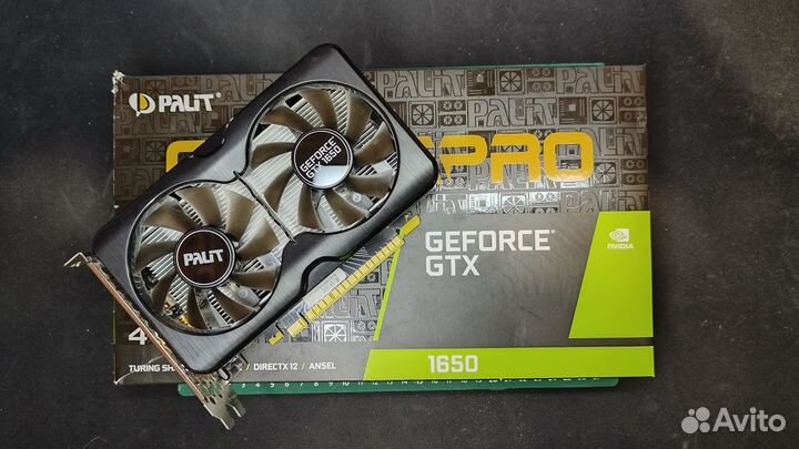 GTX 1650 Palit Gaming PRO 4Gb