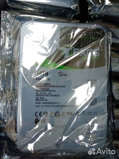 Новые диски 16Tb, 18Tb. В наличии и под заказ