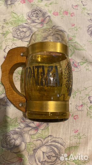 Кружка пивная полтава стекло СССР