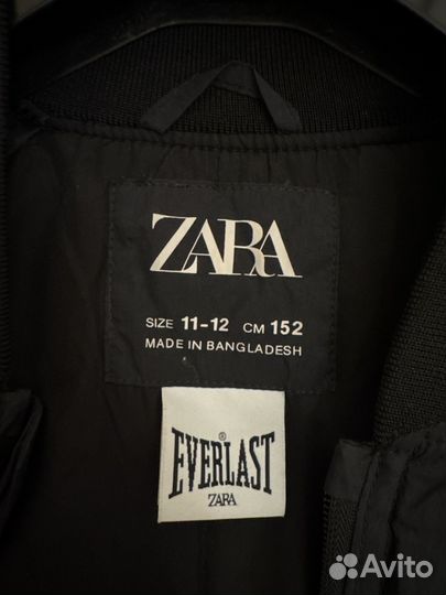Бомбер ветровка Zara