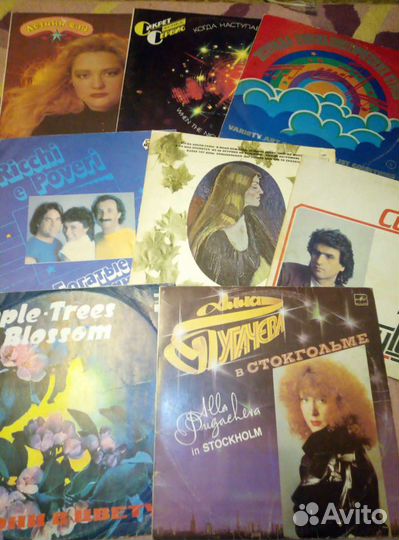 Винил пластинки разные