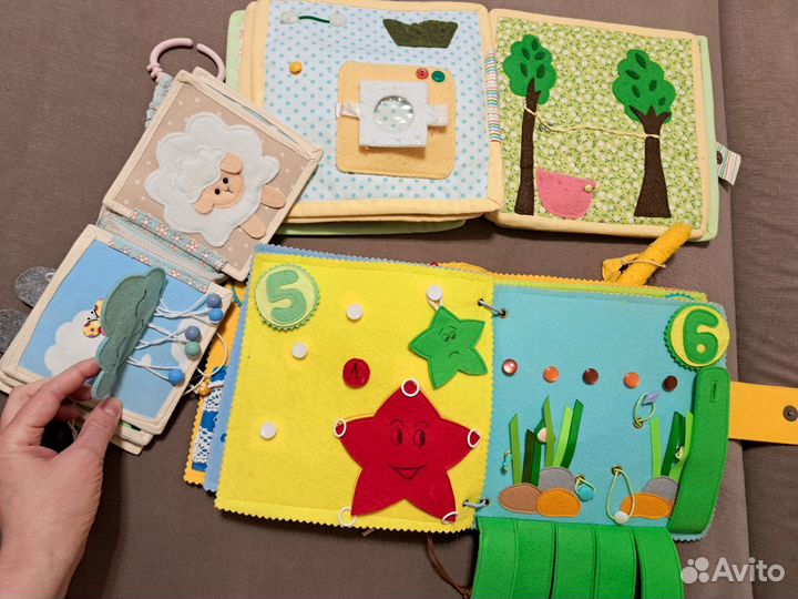 Книги из фетра пакетом