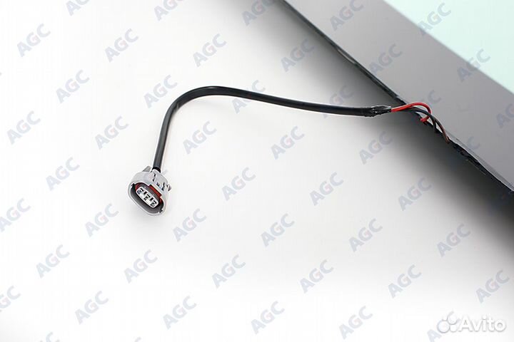 AGC toyota highlander 2014-стекло ветровое зеленое-solar control- кам -дд-С обогревом зоны дворников