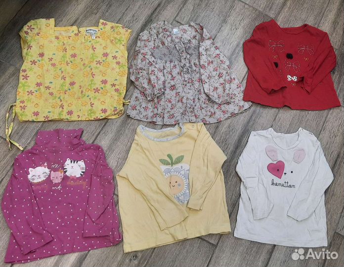 Одежда и обувь пакетом на девочку 1-1,5 года