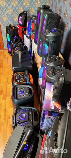 Портативные bluetooth колонки с караоке, новые