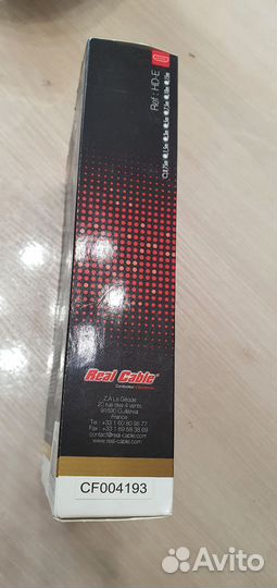 Кабель hdmi Real Cable HD-E, 0.75m