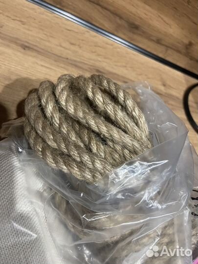 Джутовый канат для рукоделия