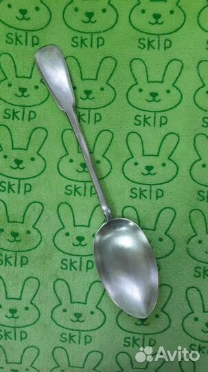 Ложка антикварная, серебро 84 пробы