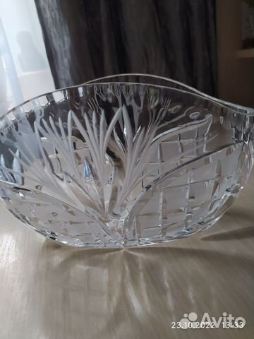 Салатник хрустальный