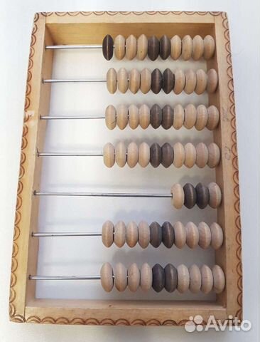 Счеты деревянные из СССР