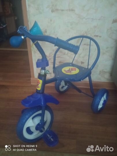 Детский трехколесный велосипед бу