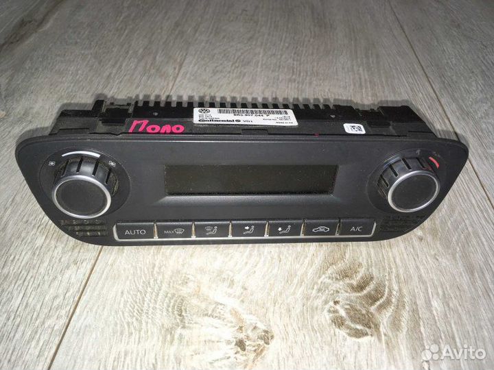 Блок управления климатом Volkswagen Polo 2012