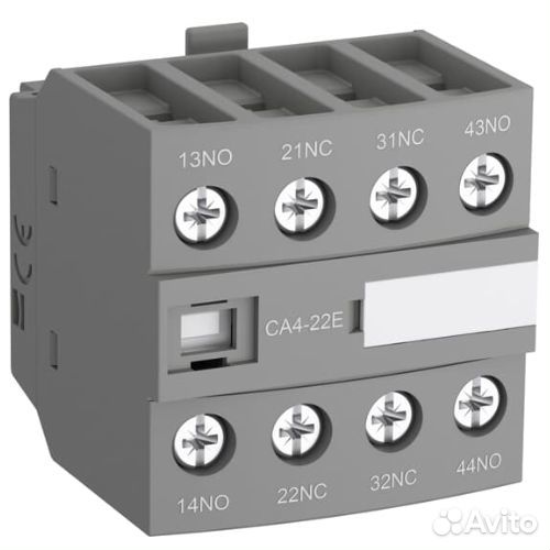 CA4-31E Блок контактный 3но+1Н3 фронтальный для ко