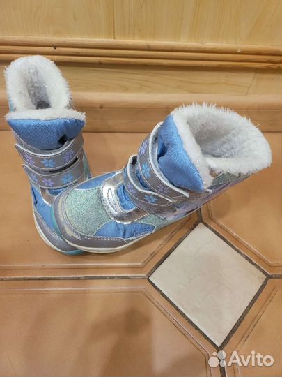 Сапожки зимние на девочку