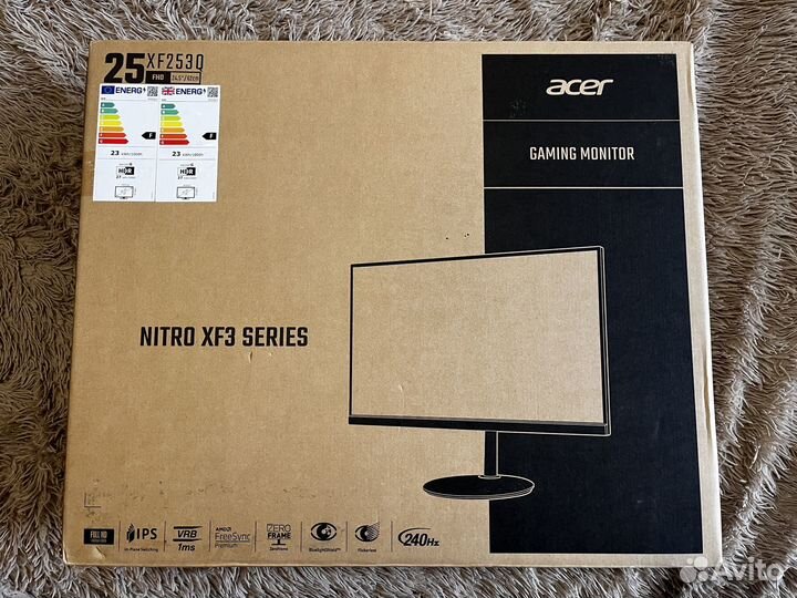 Игровой монитор 24 240 гц Acer Nitro